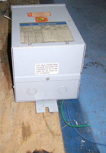 WESTINGHOUSE Step Down Transformer, 3 Kva,